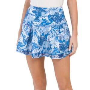 NWT Gottex Blue Lilly Athletic Golf & Tennis Navy Skort XL